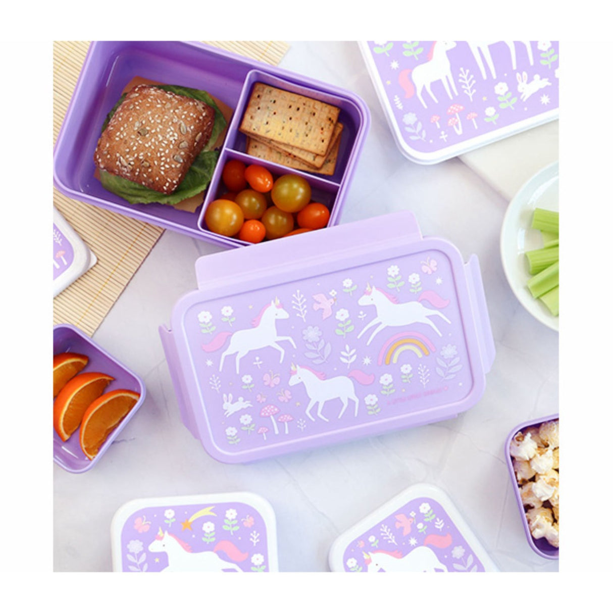 A Little Lovely Company Unicorn Dreams Bento Matboks