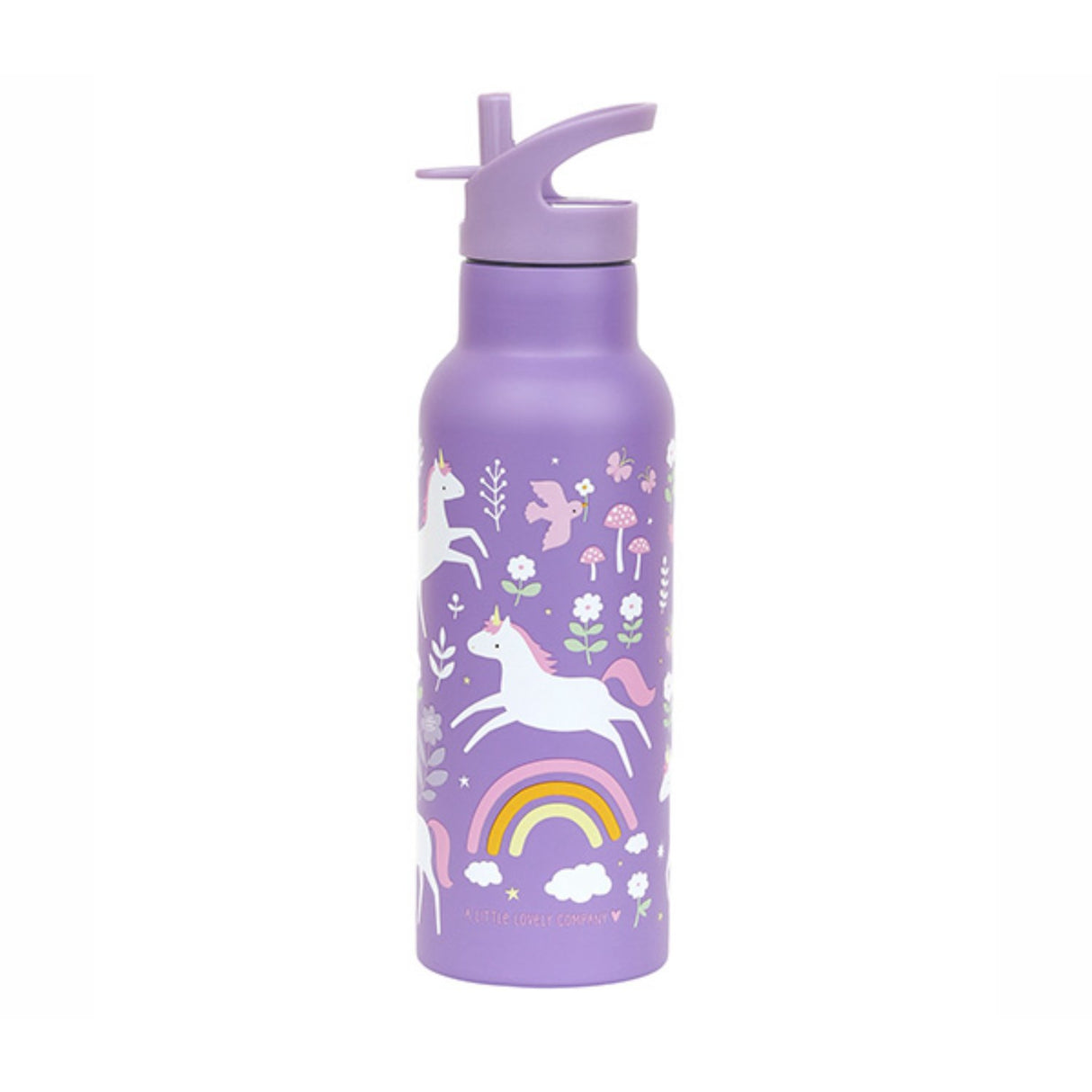 A Little Lovely Company Unicorn Dreams Xl Stainless Steel Drink Flaske