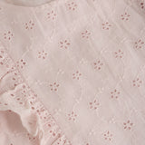 En Fant Veiled Rose Top