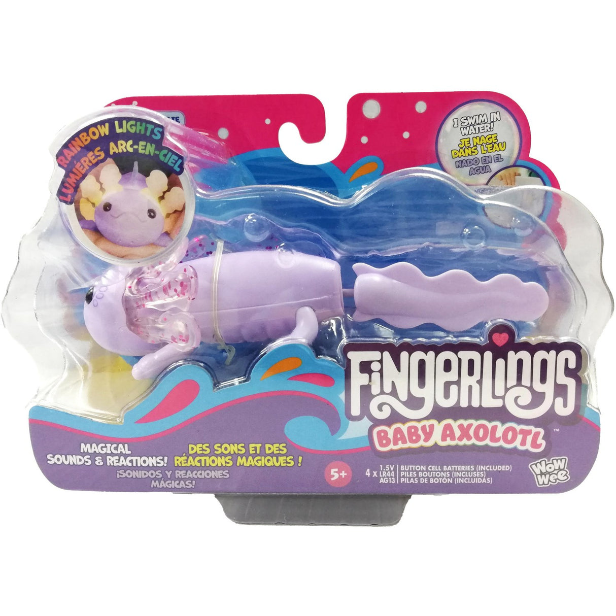 FINGERLINGS Axolotl Lilla