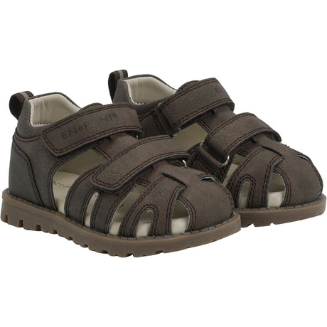 En Fant Chocolate Brown Sandal Borrelås