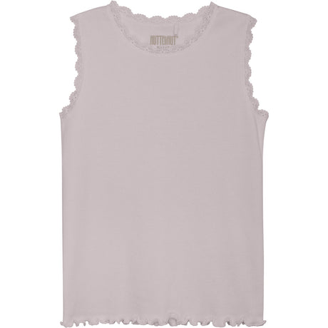 Huttelihut Cloud Gray Tank Topp Rib