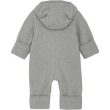 Huttelihut Lys Grey Melange Klapvogn Kjole Ears Cot. Fleece