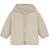 Huttelihut Camel Melange Jakke Ears Bomull Fleece