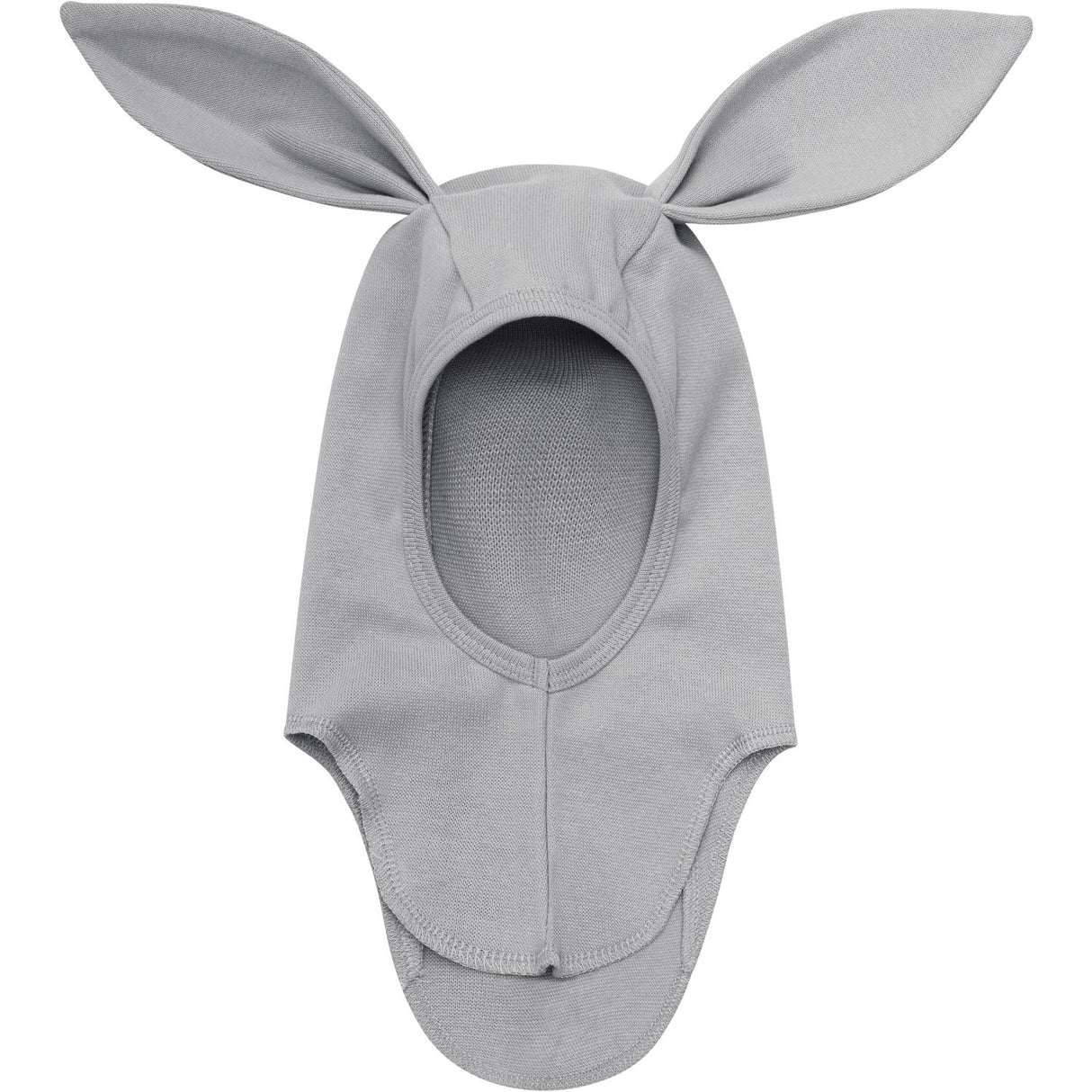 Huttelihut Lys Grey Melange Elefantlue Ears Bomull Rib