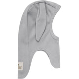 Huttelihut Lys Grey Melange Elefantlue Ears Bomull Rib