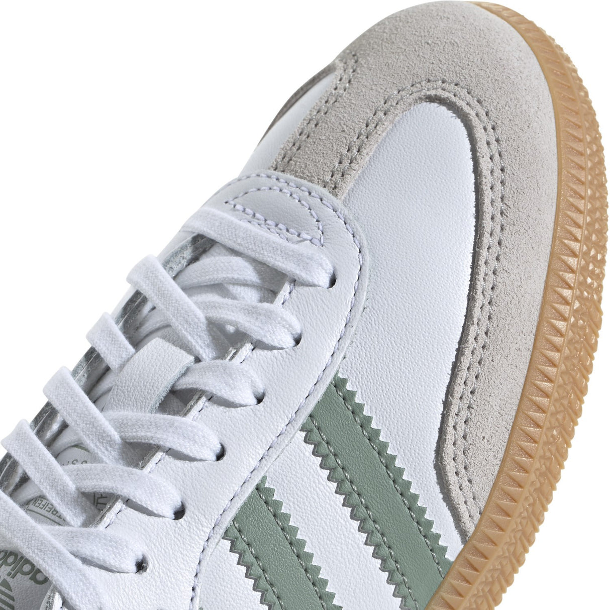 adidas Originals Ftwr White/Silver Green/Gum 3 Samba Og J Sneakers