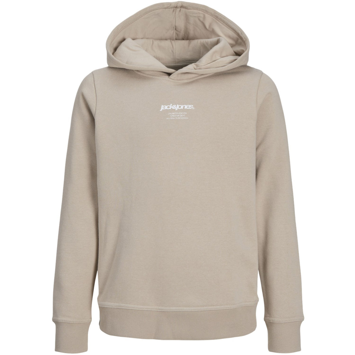 Jack & Jones Junior Pure Cashmere Tarmac Camo Back Print Hettegenser