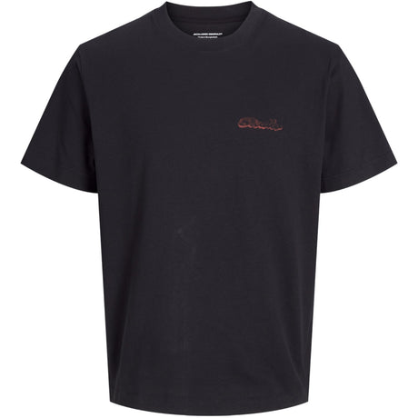 Jack & Jones Junior Black Retiro Back T-Shirt Crew Neck