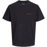 Jack & Jones Junior Black Retiro Back T-Shirt Crew Neck
