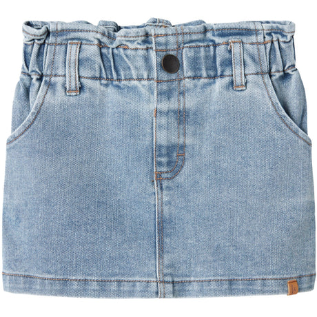 Lil'Atelier Medium Blue Denim Darlee Denim Skjørt