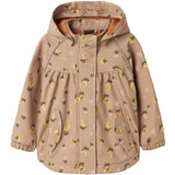 Name It Light Taupe Lemons Alfa08 Softshell A-Shape Jakke Fo