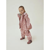 Name It Pale Mauve Strawberry Dry10 Regnsett AOP Fo