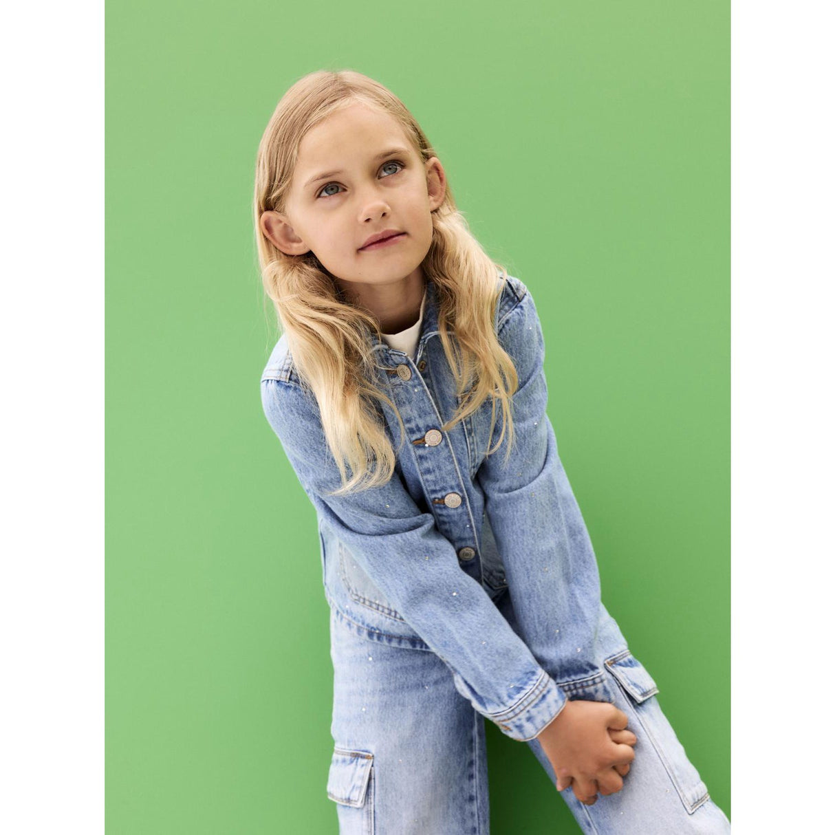 Name It Light Blue Denim Aria Oversize Denim Jakke