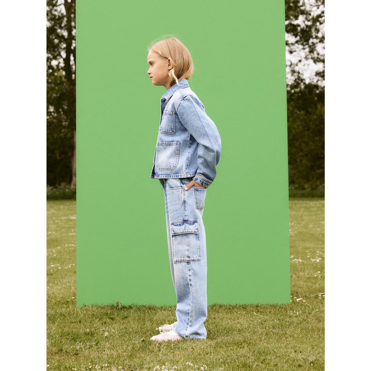 Name It Light Blue Denim Aria Oversize Denim Jakke