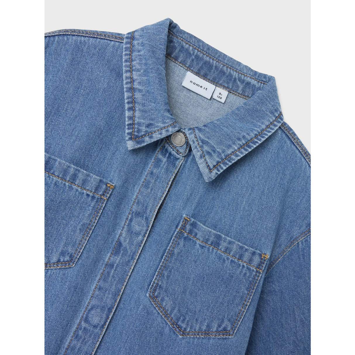 Name It Medium Blue Denim Jannet Denim Kjole