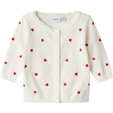 Name It Cloud Dancer Fisilly Strikk Cardigan