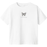 Name It Bright White Black Dane Regular T-Shirt
