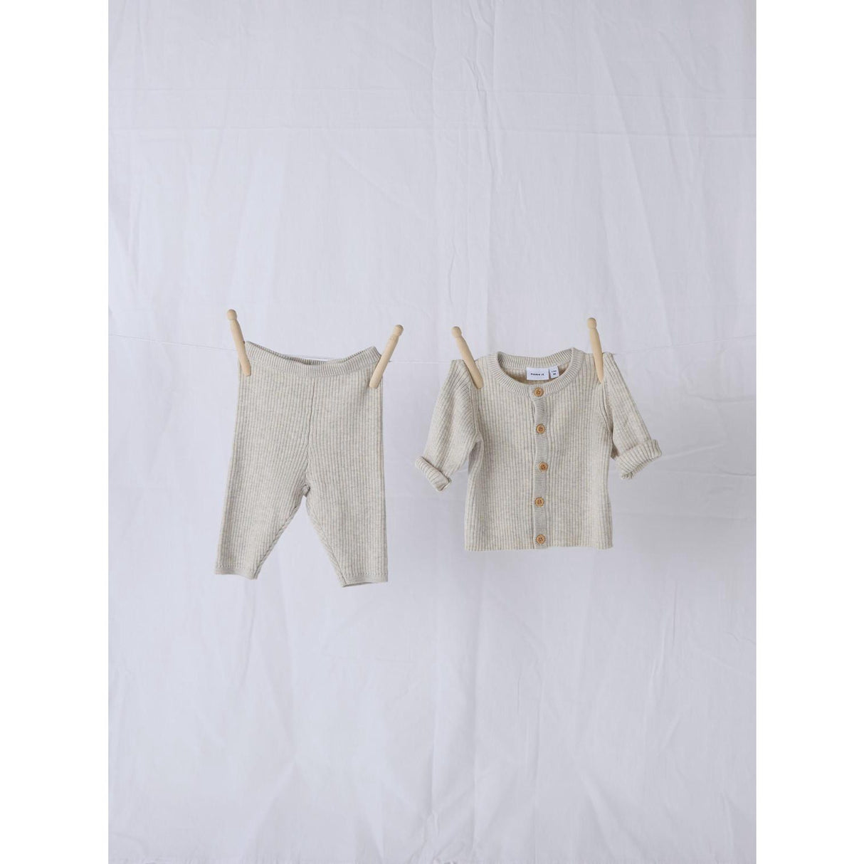 Name It Peyote Melange Obi Strikk Cardigan