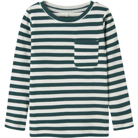 Name It Forest Biome Cloud Dancer Dekab Slim Bluse