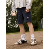 Name It Light Grey Melange Bright White Dale 2-Pakning Strømper