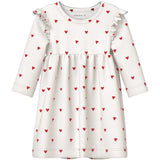Name It Cloud Dancer Dheart Kjole