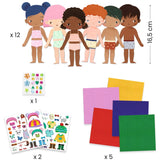 Djeco Kreativ Collage, Kle deg ut