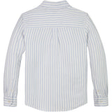 Tommy Hilfiger Breezy Blue Stripe Lin Blend Striped Skjorte LS