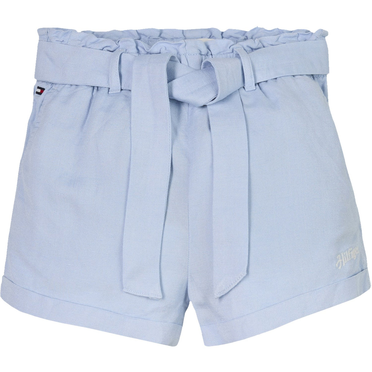 Tommy Hilfiger Breezy Blue Lin Pull On Shorts