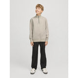 Jack & Jones Junior Moonbeam Bradley Collegegenser Half Zip Noos