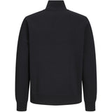 Jack & Jones Junior Black Bradley Collegegenser Half Zip Noos