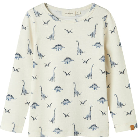 Lil'Atelier Turtledove Dino Geo Avu Slim Bluse