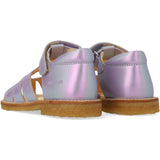 Angulus Iridescent Lilac Shine Hjertesandal Med Borrelåslukning