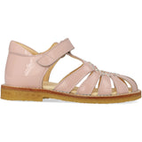 Angulus Rosebud/Rosebud Glitter Hjertesandal Med Glitter Hjerte