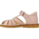 Angulus Rosebud/Rosebud Glitter Hjertesandal Med Glitter Hjerte