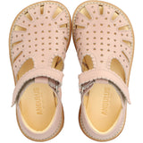 Angulus Rosebud Sandal Med Mini-Hjerter Og Borrelåslukning