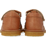 Angulus Tan/Navy/Indigo/Blue Fog Colourblock Regnbuesandal Med Borrelås