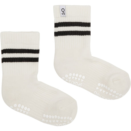 Gobabygo Black Non-Slip Sport Strømper