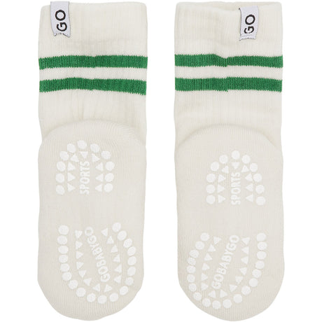 Gobabygo Green Non-Slip Sport Strømper