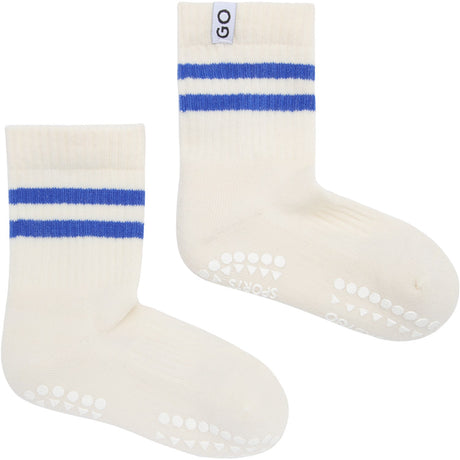 Gobabygo Blue Non-Slip Sport Strømper