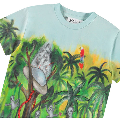 Molo Jungle Visitors Roxo T-Shirt