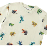 Molo Vibrant Frogs Roxo T-Shirt