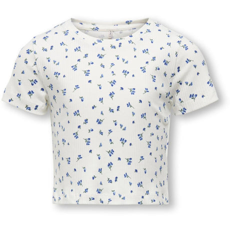 kids ONLY Mazarine Blue White Background Bella Life Kort AOP T-Shirt Noos