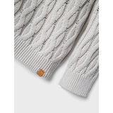 Lil'Atelier Vapor Blue Melange Femio Strikk