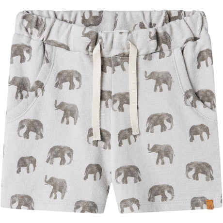Lil'Atelier Vapor Blue Elephant Dias Loose Shorts