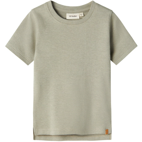Lil'Atelier Moss Gray Feng Slim T-Shirt