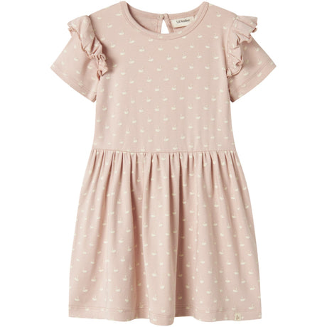 Lil'Atelier Peach Whip Swans Gayo Kjole