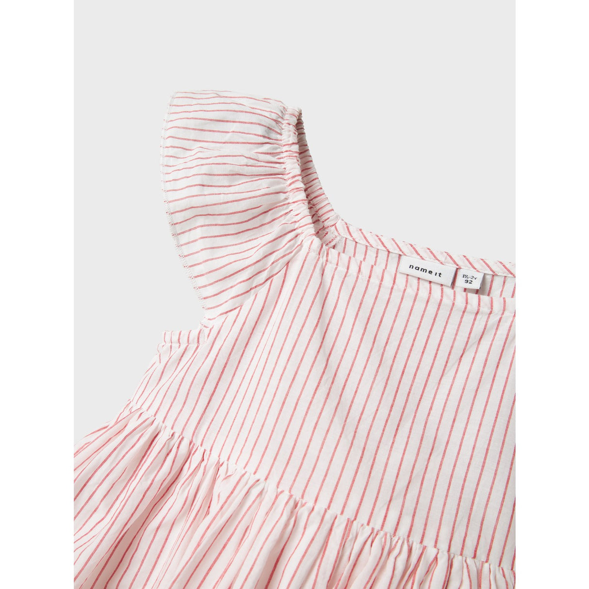 Name It Bright White Fesinne Kjole