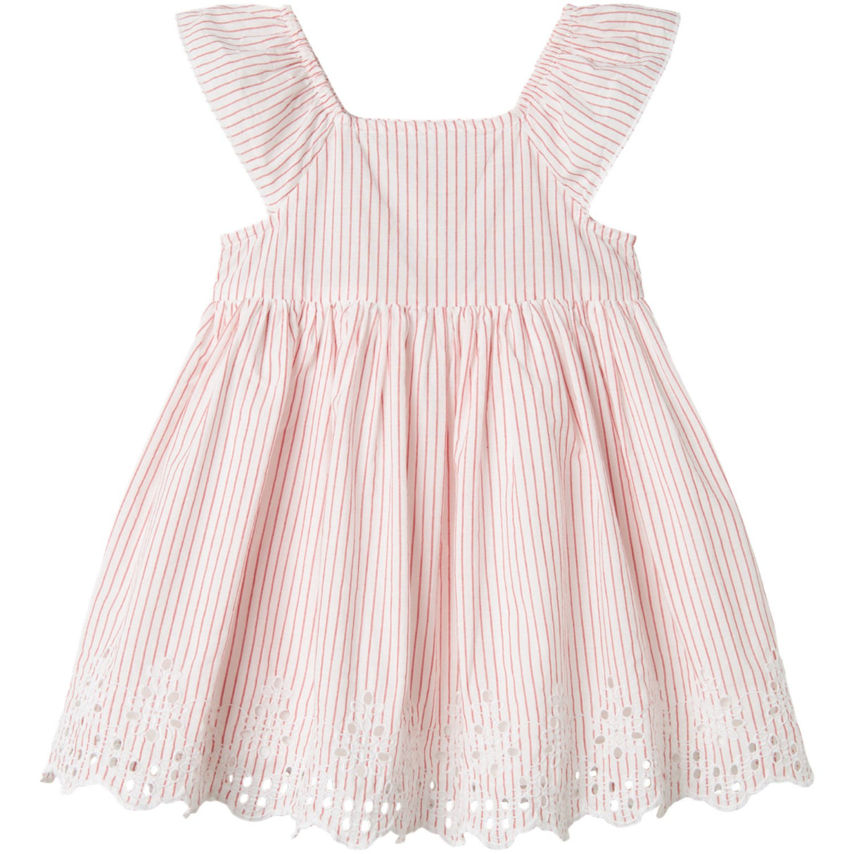 Name It Bright White Fesinne Kjole