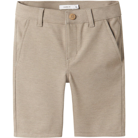 Name It Weathered Teak Pattern Silas Comfort Shorts